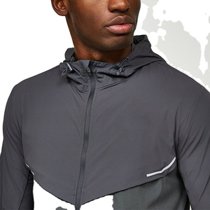 Ventes en gros 2026, meilleures vestes coupe-vent à capuche imperméables pour hommes - Design personnalisé, grande taille, style streetwear, Terzo Sports - Product Image 5