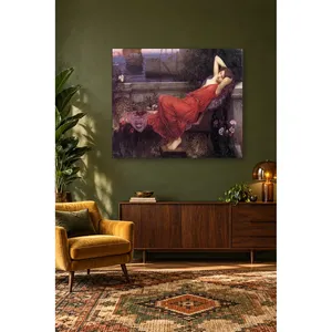 Fida Waterhouse Ariadne dormant près des léopards, impression sur toile - Product Image 4