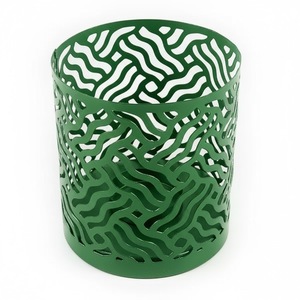 Wholesale Modern Design Rose Gold Metal <b>Candle</b> Votive Holder Decorative Bubble Design <b>Tealight</b> Lantern For Wedding Home Decor - Product Image 2