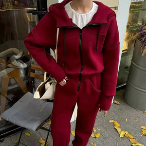 Conjunto Deportivo para Niñas 2026, Precio Económico al por Mayor, Sudadera con Capucha y Pantalones Deportivos Suaves e Informales, Conjunto de Dos Piezas - Product Image 1