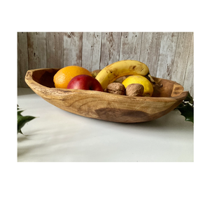 Cuencos de fruta de masa de madera de mango Ensaladera de madera grande Color de madera de la mejor calidad y tamaño personalizado y pulido - Product Image 2