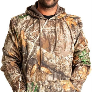 Sweat à capuche classique pour homme, camouflage de chasse, 100% coton, polaire d'automne, sweat à capuche avec logo personnalisé - Product Image 1