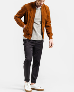 แจ็กเก็ตหนังผู้ชายสไตล์ใหม่ล่าสุดสวมใส่ในฤดูหนาว - Product Image 3