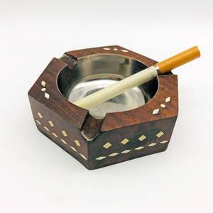 New Style Wooden <b>Ashtray</b> Suitable <b>For</b> Collectors Smokers And Home Decor Lovers Seeking Modern Look - Product Image 5