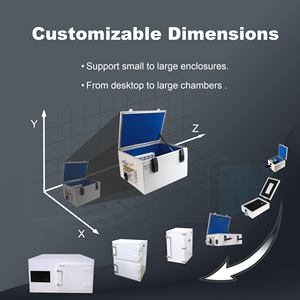 Câmara de Teste HJP-CD08 RF Com Janela Clara E Luvas Blindagem Eficácia ≥ 80dB 0.6 ~ 6GHz Research Lab Blindagem Box - Product Image 5