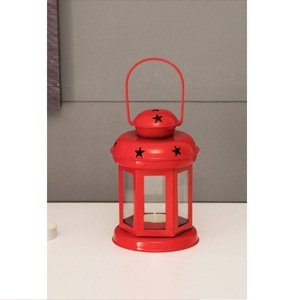Fournitures d'usine Lanterne Salsa Décoration suspendue avec finition peinte Design de qualité Lanternes en métal avec design multicolore - Product Image 6