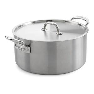 Cazuelas de acero martillado de alta calidad con tapa, calentador de alimentos de Metal y servidor para cocinas, olla caliente de Metal para servir desde la India - Product Image 5