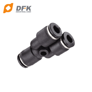 Raccord rapide pneumatique en plastique DFK Industrial à 3 voies, diamètre 4, connecteur en forme de Y, résistance à la pression de 1,1 Mpa pour - Product Image 3