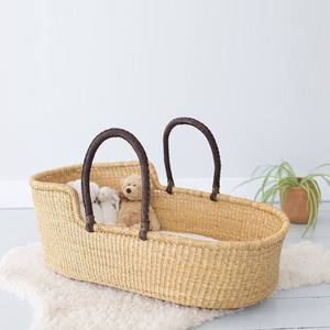 Cesta tejida de Moisés de algas marinas para bebés, cestas de cambio natural a precio barato para niños, guardería, bebés recién nacidos - Product Image 1