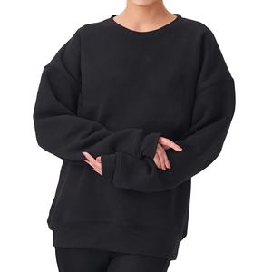 Sweat-shirts en gros pour la fabrication, sweat-shirts vierges grande taille, logo personnalisé, coton de haute qualité, imprimé, pull-over surdimensionné 2026 - Product Image 1