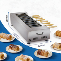 Machine à gâteaux cheminée professionnelle 8 tiges, appareil de cuisson électrique pour boulangerie, café, restaurant, pâtisserie, entreprise alimentaire