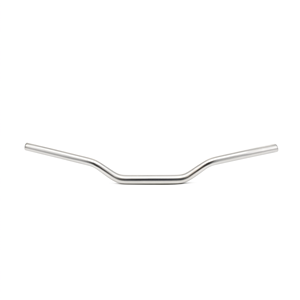 Guidon de moto surdimensionné 22/28 mm à profil bas en aluminium satiné - Product Image 3