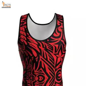 Maillots de lutte personnalisés en polyester 100% Nouveau design Service OEM Singlet de lutte grande taille - Product Image 5