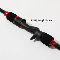 Caña de Pescar Premium para Pesca de Pulpo, Componentes Fuji, Construcción de Fibra de Carbono 30T/40T, Pesca de Fondo Rápida, EVA, 2 Piezas, Agua Salada, OEM