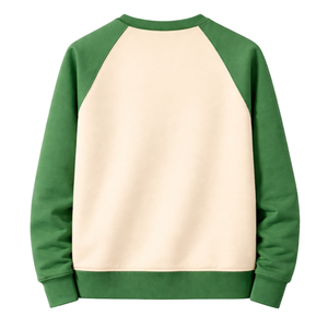 Sweat-shirt à manches raglan et col rond pour femme, neutre 08 Pretty Girl, vêtements de sororité grecque, rose et vert, élégant, vêtements grecs - Product Image 4
