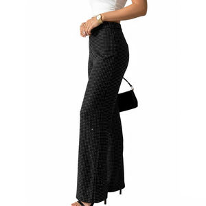 2025 New Fashion Casual Wear <b>Women's</b> Rhinestone <b>Trousers</b> Street Wear <b>Lightweight</b> Ladies <b>Trousers</b> <b>For</b> Sale - Product Image 3