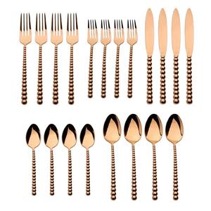 Ensemble de couverts de designer avec poignées de style perle, idéal pour la salle à manger élégante à la maison, les hôtels, les restaurants, les fêtes et les cadeaux - Product Image 2