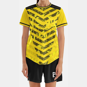 Maillot de football français personnaliser uniforme de football chemises Shorts Kit de vêtements de sport de futsal femmes survêtement d'entraînement vêtements de sport - Product Image 2