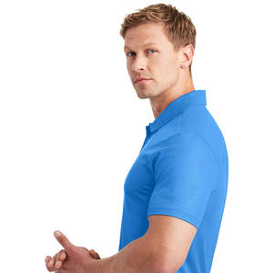 Polo de solapa de golf liso de manga corta con cuello redondo de alta calidad para hombre - Product Image 6