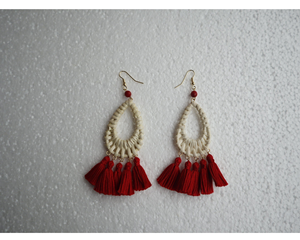 Rattan <b>Earring</b> Handmade in Vietnam, Rattan <b>Earring</b> with Lightweight Feel and Natural Look, Perfect Rattan <b>Earring</b> Accent - Product Image 4