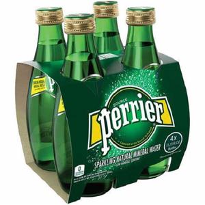 Perrier 330 ML Eau minérale naturelle pétillante certifiée ISO provenant du printemps en boîte (étamé) - Product Image 1