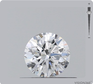 Diamante suelto de corte redondo de 0,40 quilates certificado IGI Color E Natural con claridad SI2 para la fabricación de joyas - Product Image 1