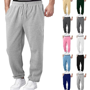 Pantalon de jogging cargo molletonné épais pour homme, coupe ample, bas ouvert, idéal pour l'entraînement et le sport - Product Image 6