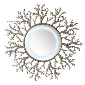 Wholesale Wall <b>Mirror</b> Rectangle Shape Butterfly Design Bathroom and <b>Door</b> <b>Mirror</b> Gold Color Shiny Polish Decorative at Low Price - Product Image 3