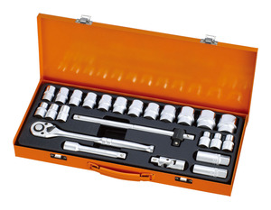 ODM OEM Customizable CR-V Material Square Socket Tool Set Premium DIY Metric Measurement System From Taiwan - Product Image 1