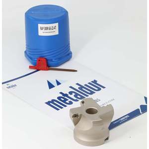 METALDUR RAP 400R 63-22-4T Molino de acero de alta velocidad Molino de extremo frontal de 6 flautas Estaño Altin Recubierto <span class=keywords><strong>CNC</strong></span> Controlado ODM Fresado compatible - Product Image 1