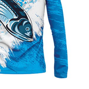 Venta al por mayor logotipo personalizado precio barato hombres pesca camisa personalizada sublimación impresión ligera hombres pesca camisa OEM servicio - Product Image 4