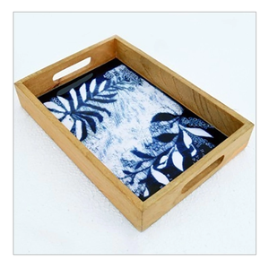 Bandeja impresa con revestimiento de esmalte de madera MDF de la mejor calidad, bandeja de servicio de tamaño personalizable - Product Image 6