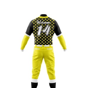Vente en gros de maillots et de pantalons de baseball Ensemble d'uniformes d'équipe personnalisés Nouveau style d'uniformes de baseball confortables - Product Image 3