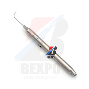 Instrument scalaire dentaire à une extrémité Explorer #8 Source d'alimentation manuelle Outil en acier pour nettoyer et remplir les dents - Product Image 2