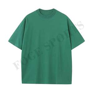 เสื้อยืดผ้าฝ้าย100% ออร์แกนิกสำหรับผู้ชายเสื้อยืดโอเวอร์ไซซ์น้ำหนักตัวใหญ่230gsm พิมพ์ลาย DTG - Product Image 3