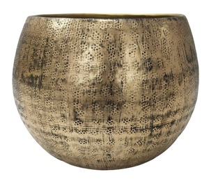 Pot de fleur en fer de forme ronde pour la maison balcon et jardin Pot de fleur jardin Patio intérieur extérieur fait à la main en vrac produit - Product Image 1