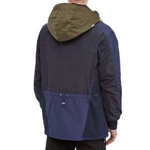 Veste coupe-vent unisexe à capuche, style streetwear, solide, respirante, lourde, imperméable, tendance - Product Image 2