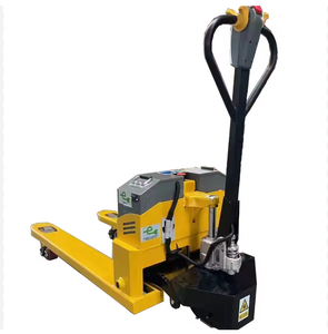 Transpalette manuel de 2 tonnes transpalette hydraulique portable à roue en PU pour terrain accidenté - Product Image 1