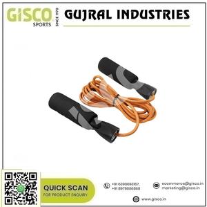 เชือกกระโดดหนังคุณภาพพรีเมี่ยมพร้อมตลับลูกปืนโฟมเรียบและไม่พันกันสำหรับทุกเพศ - Product Image 2