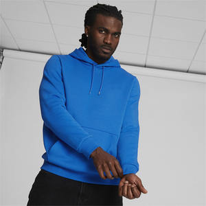 เสื้อฮู้ดสวมหัวแขนยาวสำหรับผู้ชาย, เสื้อฮู้ดแบบสวมหัวแขนยาวสีฟ้าใส่กลางแจ้งขนาดปกติเหมาะสำหรับฤดูหนาว - Product Image 4