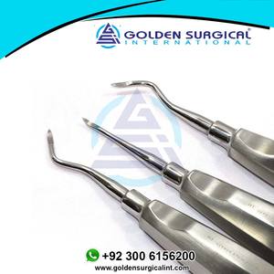 <b>Dental</b> Premium German 3 HEIDBRINK Root TIP <b>Pick</b> Elevators Right Left Straight Instruments Set of 3 - Product Image 3