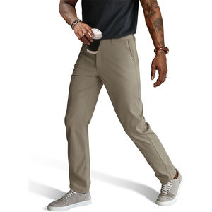 Pantalones de vestir de golf de servicio OEM para adultos, pantalones casuales elásticos de Ajuste Recto ligero, pantalones de golf de secado rápido con desperdicio de cordón - Product Image 3