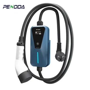 Penoda 3.5KW/16A Portable New Ev Charger With Timed Charging And Without Grounding Wire Charging Equipment