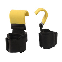 Ganchos de levantamiento de pesas de potencia Ganchos de agarre de levantamiento de pesas pull Ups personalizados para ejercicio físico