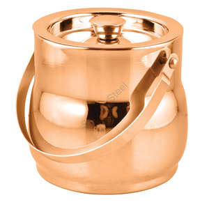 Wholesale-priced Stainless Steel Premium Heavy Double-wall Belly <b>Ice</b> <b>Bucket</b> in Rose <b>Gold</b> Color With a Stylish Classic Design - Product Image 1