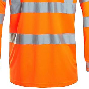 Camiseta Polo de manga corta con logotipo personalizado para hombre, ropa de seguridad de alta visibilidad con características reflectantes, camisetas de trabajo transpirables antiestáticas - Product Image 3