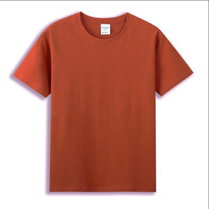 เสื้อยืดคอกลมลายกราฟิกสไตล์ลำลองถักสีล้วนผ้าฝ้าย210gsm - Product Image 4