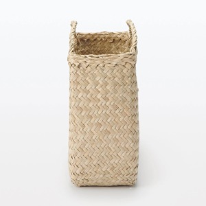 Seagrass Herringbone <b>Basket</b> with Handle Handmade <b>Storage</b> <b>Basket</b> Wholesale eco-friendly Made in Viet Nam - Product Image 4