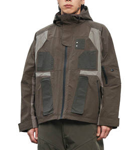 Chaqueta con Capucha Impermeable y Cortavientos para Hombre, de Alta Calidad, con Cierre de Cremallera y Cordón Ajustable, para Deportes de Invierno y Actividades al Aire Libre, Resistente al Agua, Diseño Colorblock, 2026 - Product Image 5