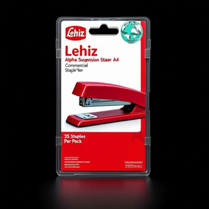 Leitz Alpha Suspension Stapler <b>A4</b> Commercial Stapler Red 25 Staples Per Pack - Product Image 3
